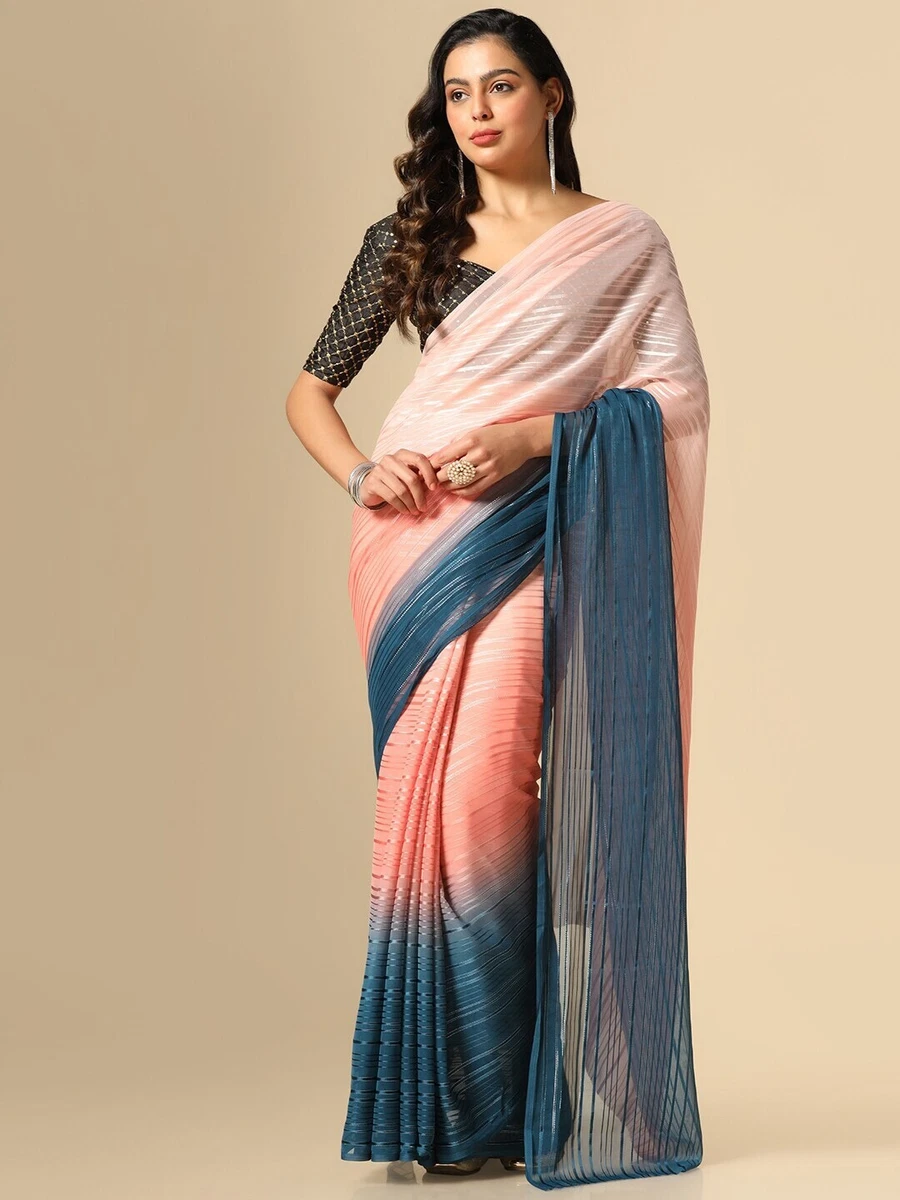 Poly georgette best sale saree