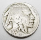 1927 P INDIAN HEAD "BUFFALO" NICKEL  *F - FINE*   *FREE SHIPPING*
