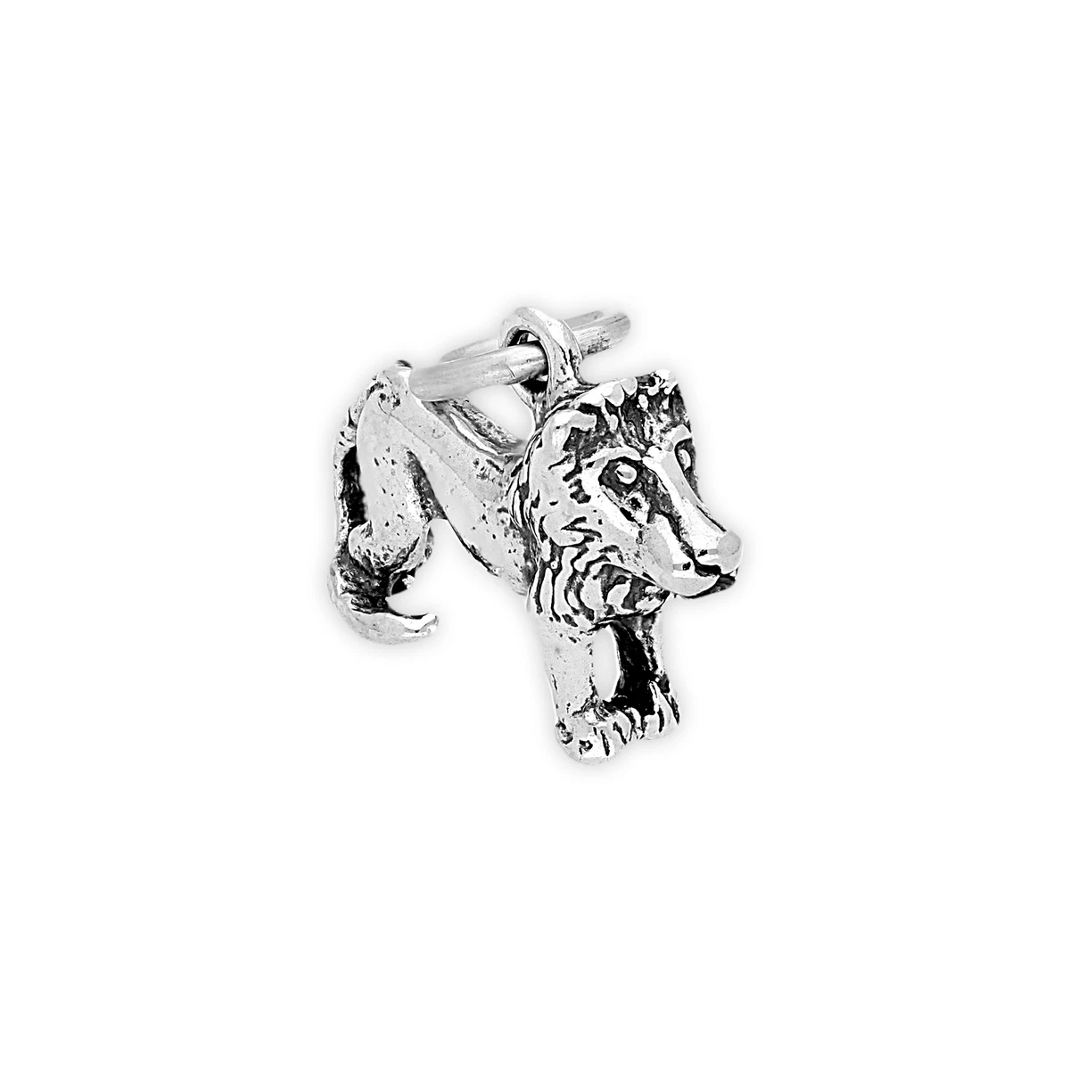 Sterling silver cheap lion charm