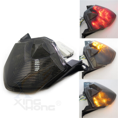 Smoke Tail Brake Light w/ Turn signal For 09 - 12 Kawasaki Ninja ZX-6R / ZX600 
