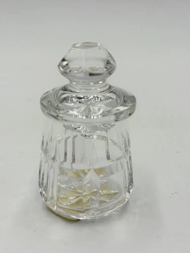 Waterford Crystal Mustard Pot with Lid Condiment Jar Ireland Vintage Retired
