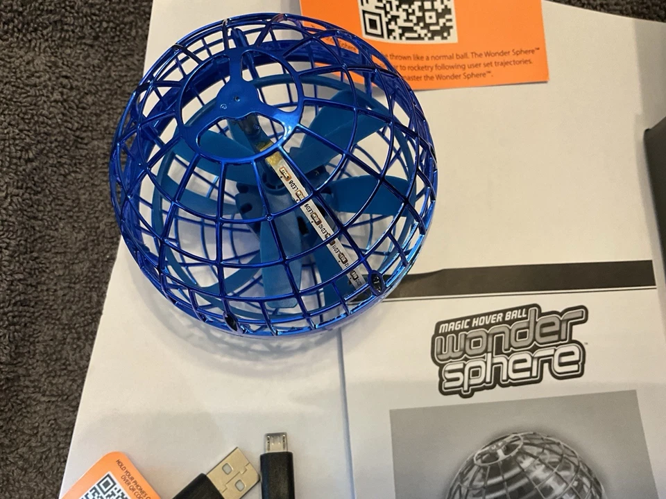 LUMISPHERE Hand Controlled Flying Action Orb, Blue, Cool Toy, Brand New, Sealed - Image 2 of 4