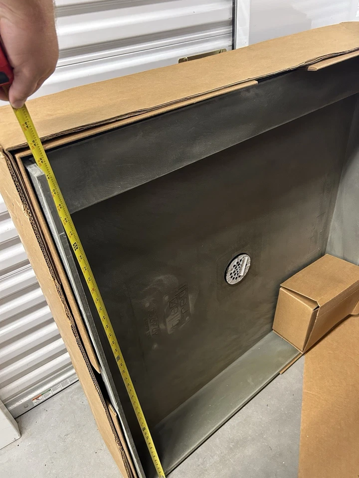 Tile Redi 4242C Redi Base 42" x 42" Square Shower Base - Chrome - Image 3 of 4