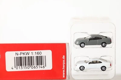 Herpa 1:160 N-PKW Set 65146  Mercedes  weiß und grau  in OVP (329621) - Bild 1 von 3