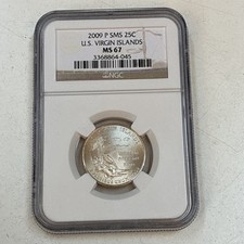 2009-P U.S. Virgin Islands Quarter NGC MS67 | DC & Territories
