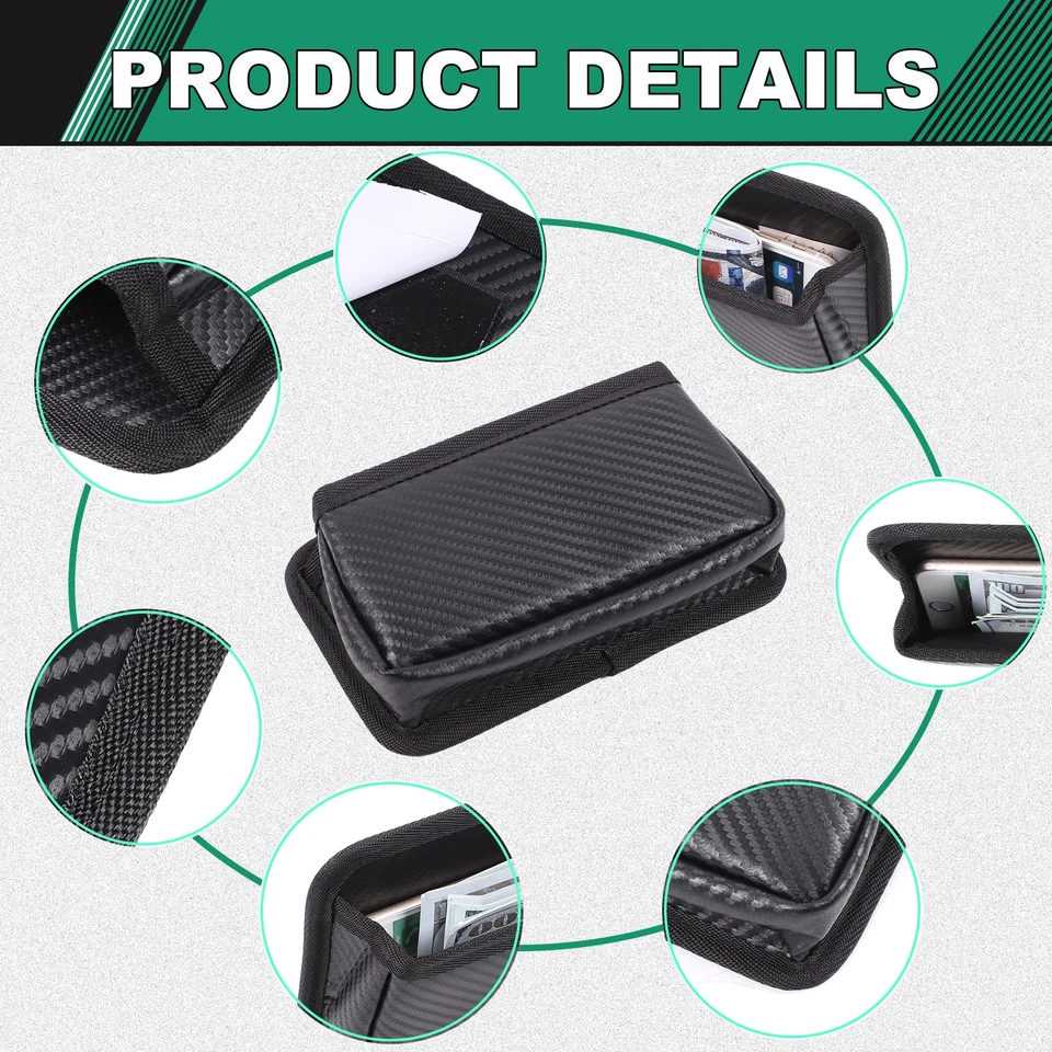 Carbon Fiber ABS Center Console Storage Bag Tray For Ineos Grenadier 2020+ - Image 3 of 4