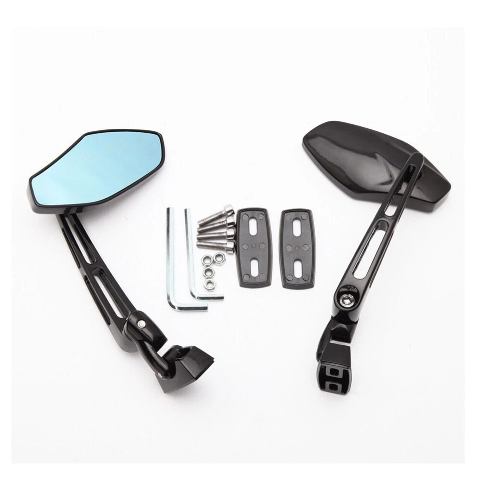 Espejos retrovisores de diseño giratorio 6 mm para Yamaha FZR 600 600R 750R/YZF R1 R6 R6S Foto 4 de 4