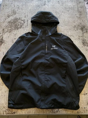 Arcteryx  Black Mens Windbreaker Jacket size Medium image 6