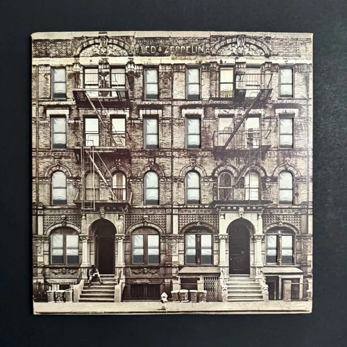 LED ZEPPELIN Physical Graffiti First Press Vinyl Record Album W/ Inner Insert