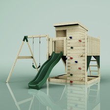 Spielturm Alma Grün 415x306cm