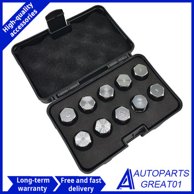 For TOYOTA Security Master Locking Lock Wheel Nut Key Bolt - 10-Piece Set