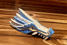 Lego Part 93070pb01 Dragon Head Ninjago Jaw Upper 2521 Ice Dragon Battle