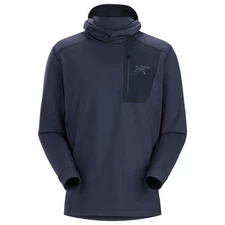 Arc'teryx Rho LT Base Layer Hoody - Men's Color: Black Sapphire Ii
