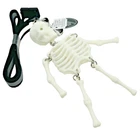 Bath & Body Works Skeleton Lanyard Glow in Dark Pocketbac Holder *BATTERY DEAD*