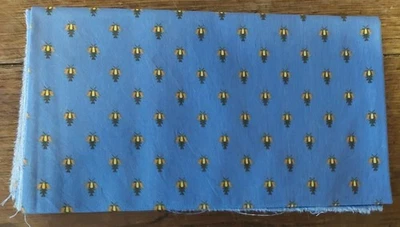 Coupon de tissu vintage coton Fontvieille France motif provençal 95 X 50 cm - Photo 1/4
