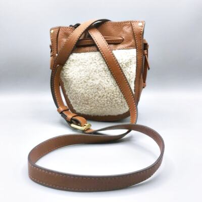 Crown Vintage brown full Leather Bucket Backpack Crown Vintage | Bags | Leather Bucket Backpack | Poshmark main image 4