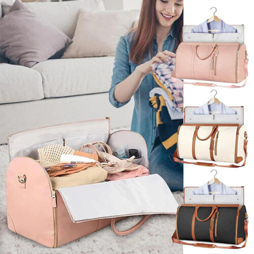 Bolsa de traje de viaje bolsa de equipaje plegable de gran capacidad ~ J ~ DE - Imagen 2 de 24