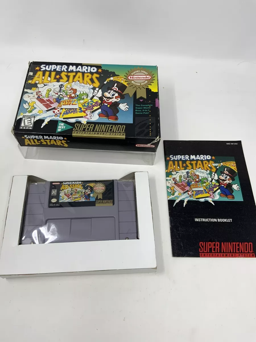 Super Mario All-Stars + Mario World - Nintendo SNES BOX ONLY