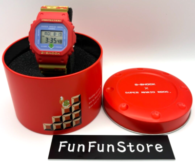 CASIO G Shock DW5600SMB4 Super Mario Brothers Collab Watch Japan