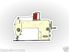 Sewing Machine craft Sticker decal car laptop scrapbook