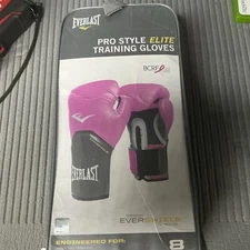 Everlast 8oz Prostyle Elite Training Gloves New Pink Ever shield Tech
