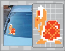 RED KOOPA TROOPA Sprite Vinyl Decal #1 Car Window Super Mario Bros. Sticker
