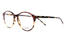 NEW RAY BAN  RB5371 5870 EYEGLASSES  RED HAVANA   SIZE: 53-18-140
