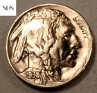 1938-D Buffalo Nickel -- Almost Uncirculated (AU)