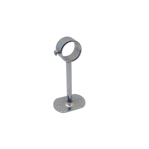 Heavy Duty Drop Socket For Walk In Wardrobe Chrome Tubing Hanging Rail System - Picture 3 of 8