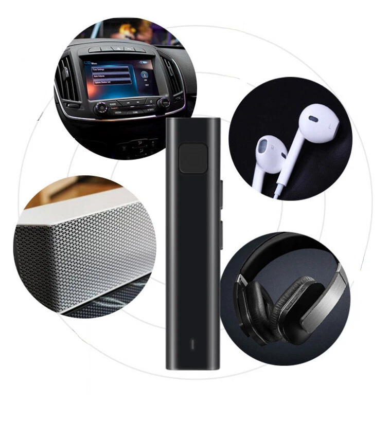 Bluetooth Car Adapter 3.5mm AUX, Wireless Music Receiver with Mic, Hands-Free - Image 3 of 4