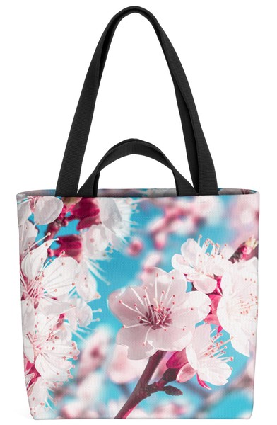 AprikosenblüTen Tasche KirschblüTen BlüTen Blumen Aprikosen Himmel Sommer-image