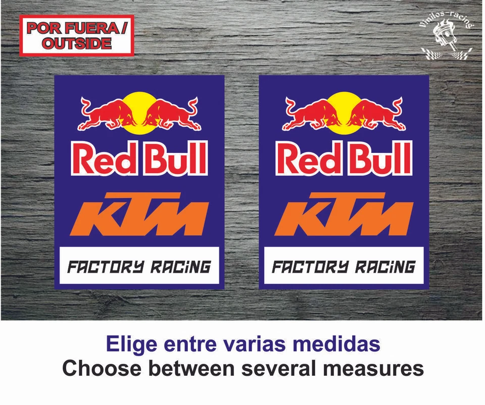 Sticker Vinilo Decal Vinyl Autocollant KTM Factory Racing Moto GP Motogp Bike