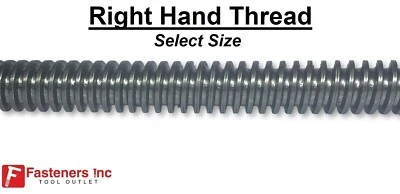 USA Acme Threaded Rod Right Hand RH Plain Steel CNC LC (Choose Size)