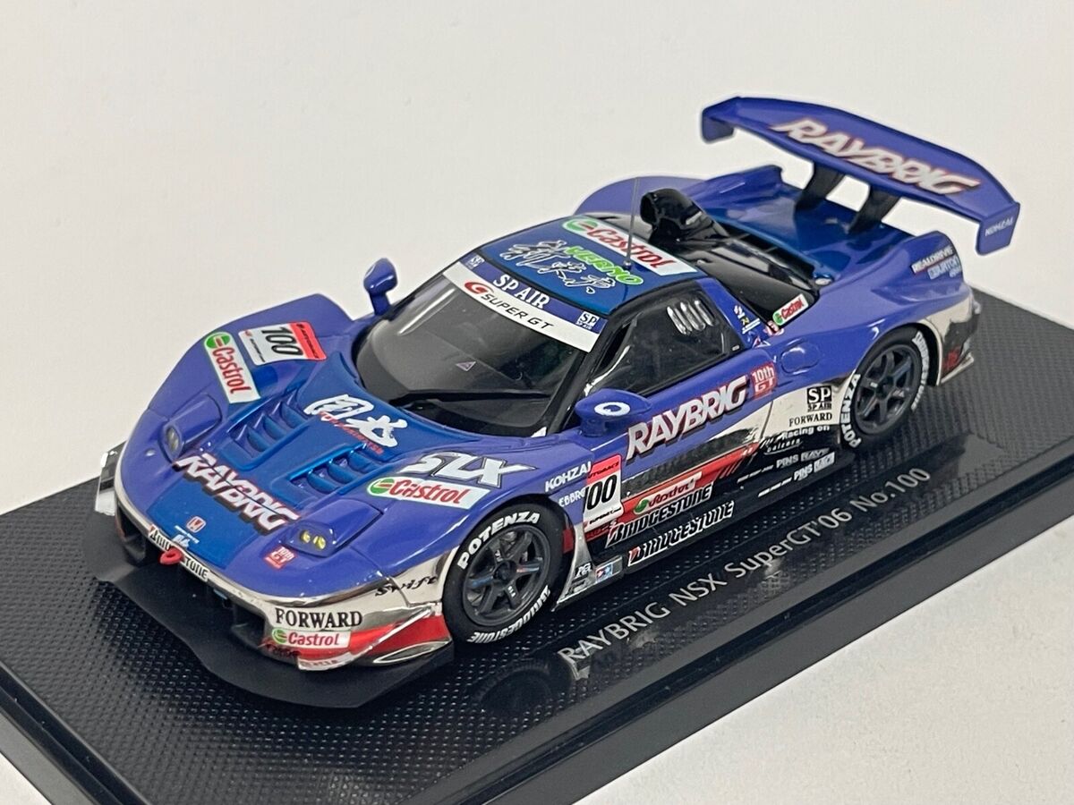 1/43 Ebbro Raybring Honda NSX JGTC 2006 car #100 #802 CS1008 1/43 Ebbro Raybring Honda NSX JGTC 2006 car #100 #802 CS1008