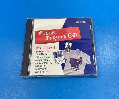 Vintage Hewlett Packard Photo Project CD Version 1.0 P/N C4608-90017