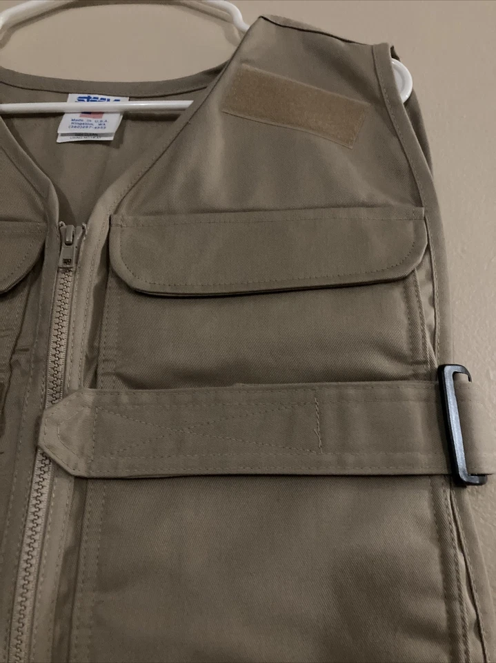 Heat Stress Vest Steele Body Cooling System Military Industrial Made In USA Tan - Image 2 of 4
