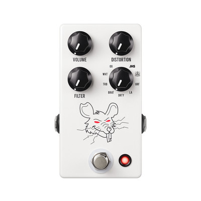JHS Pedals PackRat [WHITE] Distortion Guitar Pedal