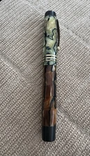 Parker Duofold Special Streamline Green And Pearl Fountain Pen Danish Version