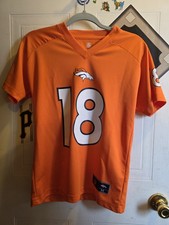 Peyton Manning NFL Apparel Medium Orange Jersey Super Bowl 2016