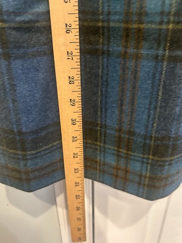 Pendleton Vintage Virgin Lambs Wool Scotch Plaid Pencil Skirt Sz 8 Classic USA - Picture 7 of 10