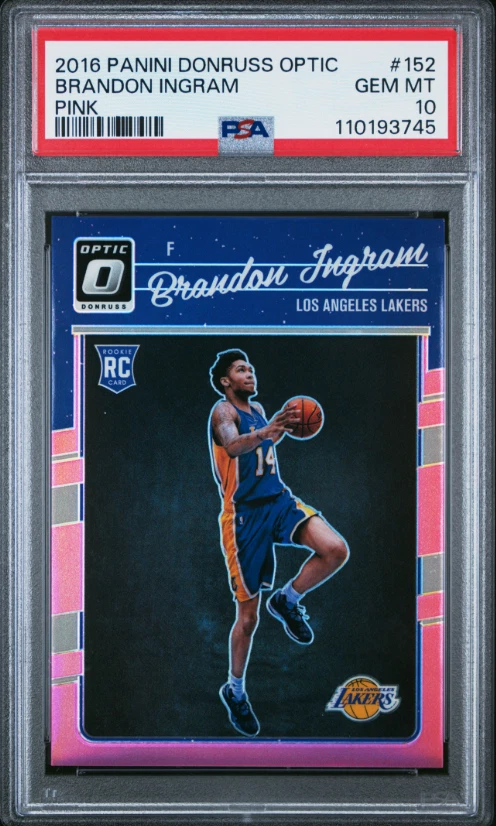 Brandon Ingram Basketball Grade 10 Rookie Sports Trading Cards