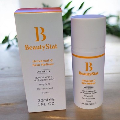 BeautyStat Universal C Skin Refiner Serum Anti-Aging Brightens 1.0oz/30mL NIB