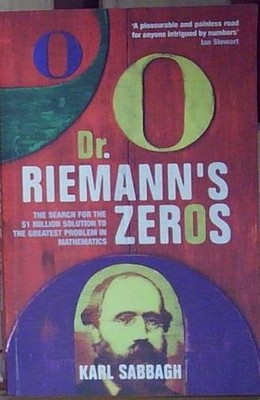 Sabbagh DR RIEMANN'S ZEROS Atlantic Books 2003