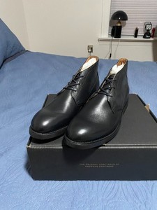 Frye Bowery Lace Up Boots Black Pebbled Leather Men\'s 8.5 M Made in Italy s-l400.jpg main image 4
