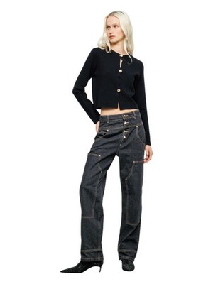 Akep Women's nero Knit jacket Size XS-M