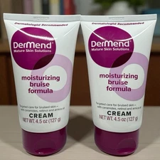 DerMend Moisturizing Bruise Formula Cream 2 Pack 4.5oz Arnica Retinol Skin Care
