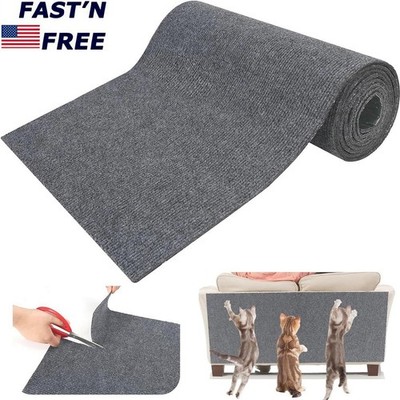Cat Scratch Sofa Furniture Cover Sticky DIY Climbing Cat Scratch Mat Protector