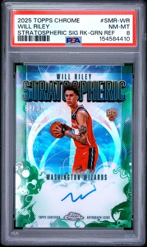 2025 Topps Chrome Will Riley Base (RAW)