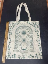 Doors of Durin Tote Bag by Oscha -  100% organic cotton tote bag 14.5 X 16.5 In
