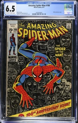 Amazing Spider-Man #100, CGC 6.5  FINE PLUS